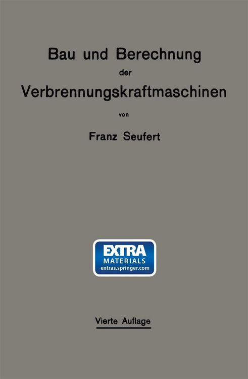 Produktbild: Bau und Berechnung der Verbrennungskraftmaschinen
