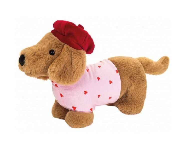Produktbild: Teddy Hermann 939849 - Dackeldame Amelie, 26 cm, Pl&uuml;sch-Dackel