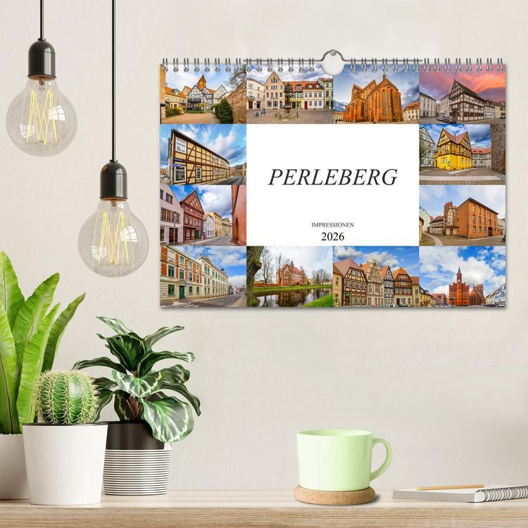 Produktbild: Perleberg Impressionen (Wandkalender 2026 DIN A4 quer), CALVENDO Monatskalender