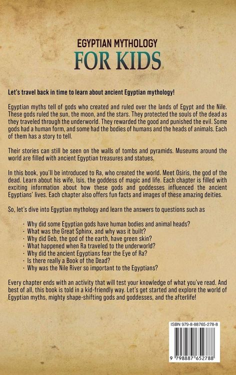 Produktbild: Egyptian Mythology for Kids