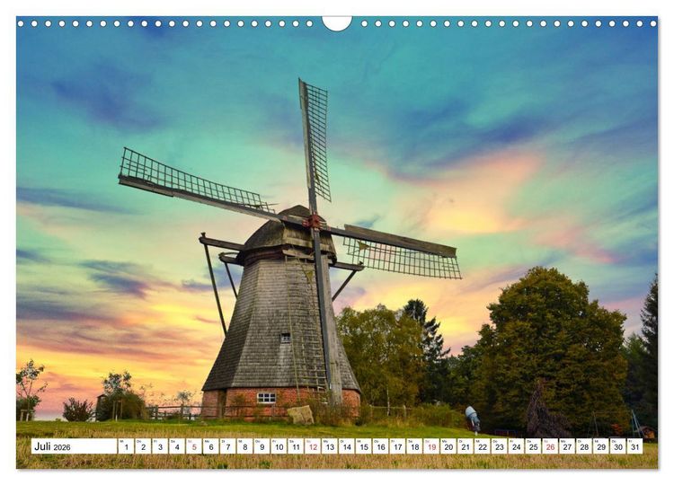 Produktbild: Wundersch&ouml;nes Emsland (Wandkalender 2026 DIN A3 quer), CALVENDO Monatskalender