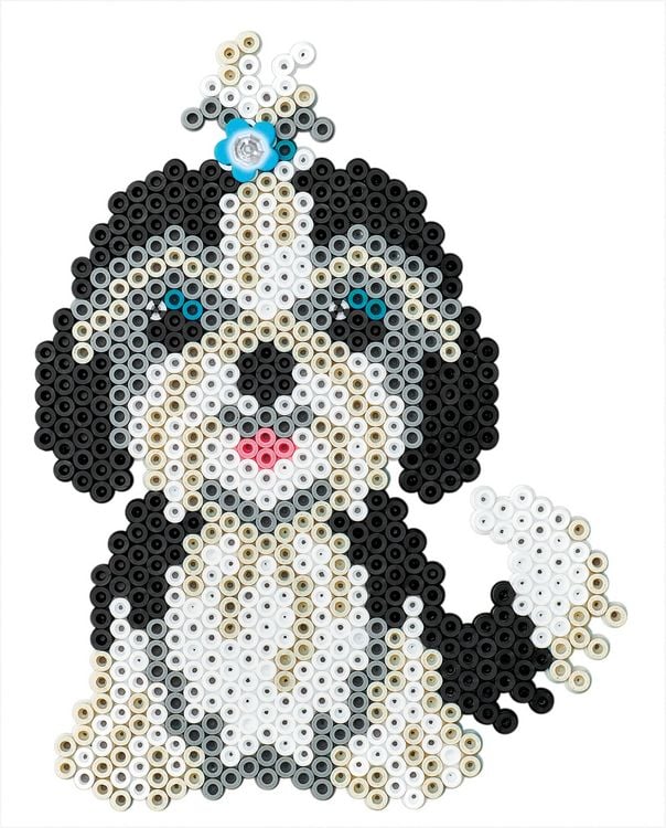 Produktbild: Hama 3157 - Geschenkpackung Hundefreunde, B&uuml;gelperlen midi, 4000 St&uuml;ck