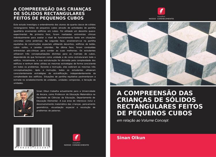 Produktbild: A COMPREENS&Atilde;O DAS CRIAN&Ccedil;AS DE S&Oacute;LIDOS RECTANGULARES FEITOS DE PEQUENOS CUBOS