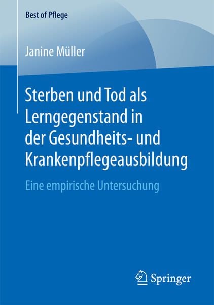 Produktbild: Sterben und Tod als Lerngegenstand in der Gesundheits- und Krankenpflegeausbildung.