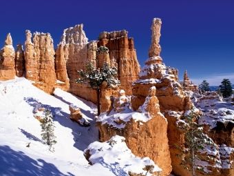 Produktbild: CALVENDO Puzzle Winter im Bryce Canyon, Utah, USA | 1000 Teile Lege-Gr&ouml;&szlig;e 64x48cm Foto-Puzzle f&uuml;r gl&uuml;ckliche Stunden