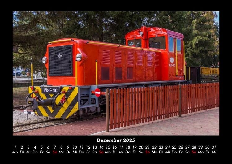 Produktbild: Züge 2025 Fotokalender DIN A3