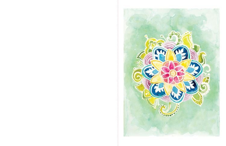 Produktbild: The Reverse Coloring Book(TM): Mindful Journeys