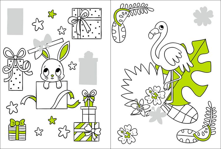 Produktbild: Mein Malbuch mit Glitzerstickern - Tiere