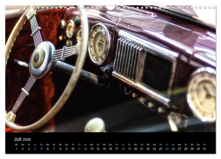 Produktbild: CLASSIC COCKPITS - Funktionale Kunstwerke aus einer anderen Zeit (Wandkalender 2026 DIN A3 quer), CALVENDO Monatskalender