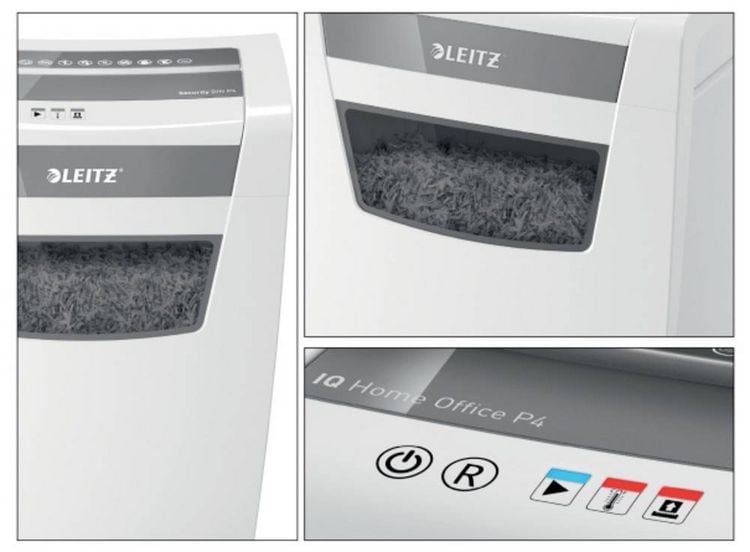 Produktbild: LEITZ&reg; Aktenvernichter IQ Home Office, Partikelschnitt 4 x 28 mm