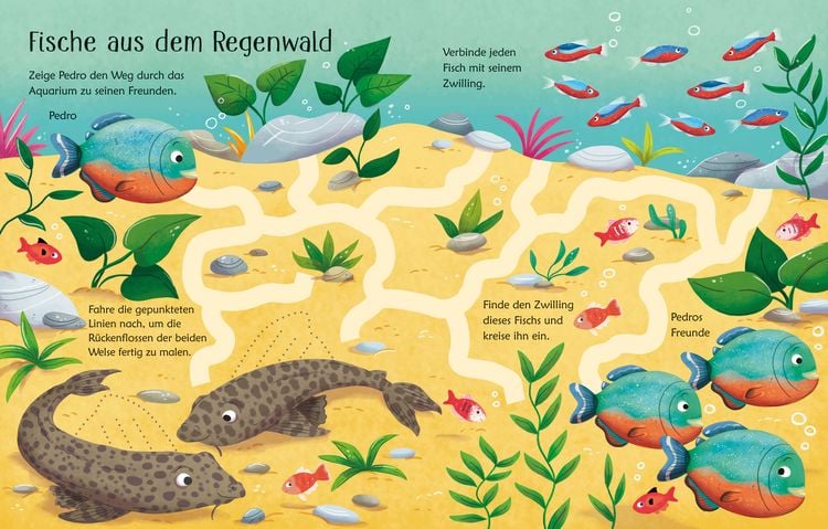 Produktbild: Mein Wisch-und-weg-Buch: Im Aquarium
