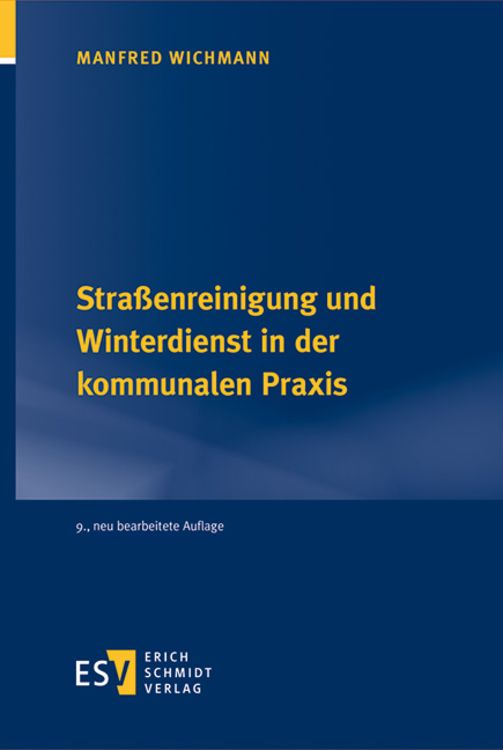 Produktbild: Stra&szlig;enreinigung und Winterdienst in der kommunalen Praxis