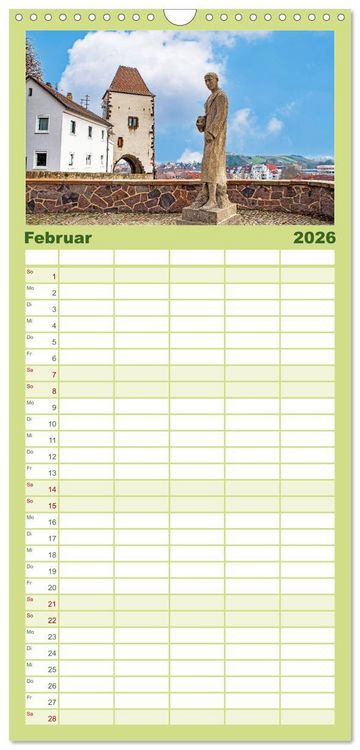 Produktbild: Familienplaner 2026 - Breisach - Stadt am Rhein mit Charme mit 5 Spalten (Wandkalender, 21 x 45 cm) CALVENDO