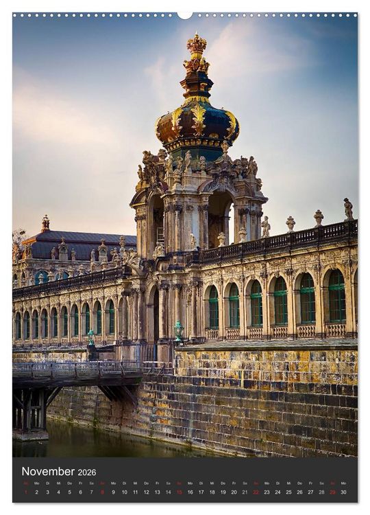 Produktbild: Mein Dresden (Wandkalender 2026 DIN A2 hoch), CALVENDO Monatskalender