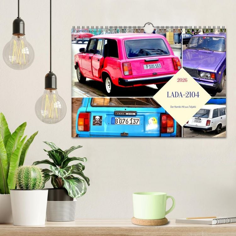 Produktbild: LADA-2104 - Der Kombi-Hit aus Toljatti (Wandkalender 2026 DIN A4 quer), CALVENDO Monatskalender