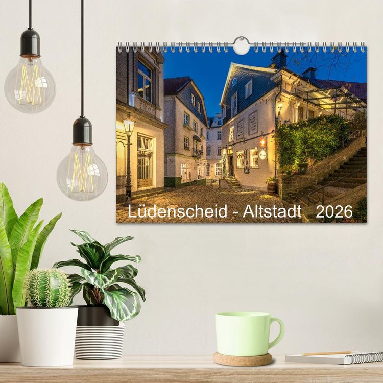 Produktbild: L&uuml;denscheid - Die Altstadt 2026 (Wandkalender 2026 DIN A4 quer), CALVENDO Monatskalender