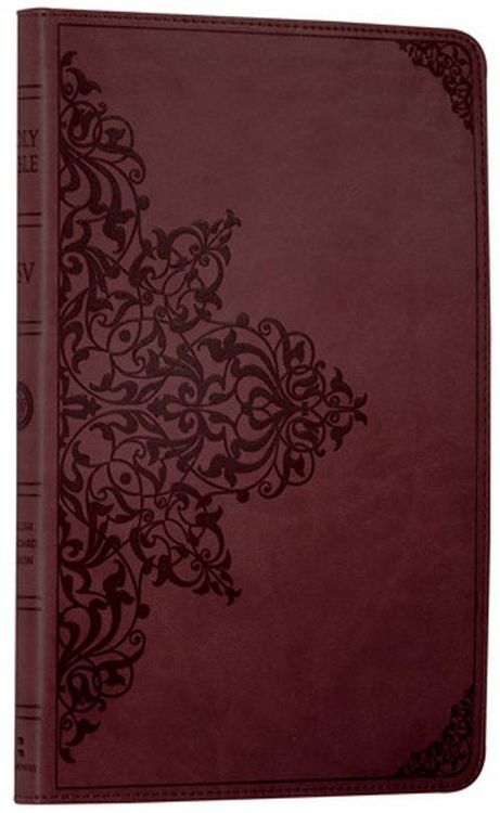 Produktbild: Holy Bible: English Standard Version (ESV) Anglicised Chestnut Ornamental Thinline edition