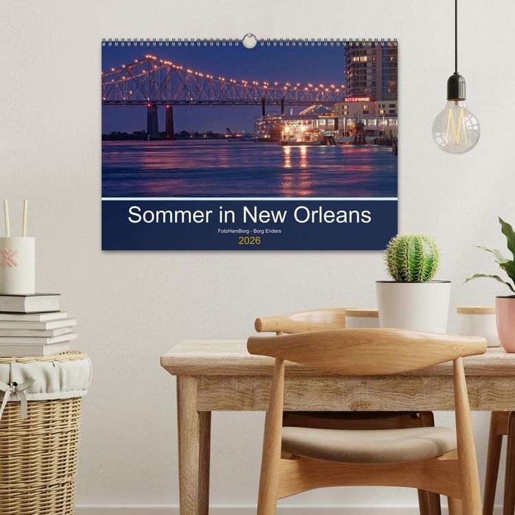Produktbild: Sommer in New Orleans (Wandkalender 2026 DIN A3 quer), CALVENDO Monatskalender