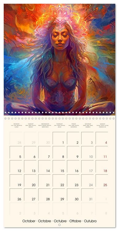Produktbild: Never Forget Yoga (Wall Calendar 2026 12 &times; 12 Inch) CALVENDO 12 Month Wall Calendar