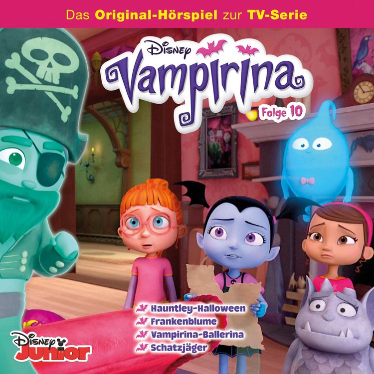 Produktbild: 10: Hauntley-Halloween / Frankenblume / Vampirina-Ballerina / Schatzj&auml;ger (H&ouml;rspiel zur Disney TV-Serie)
