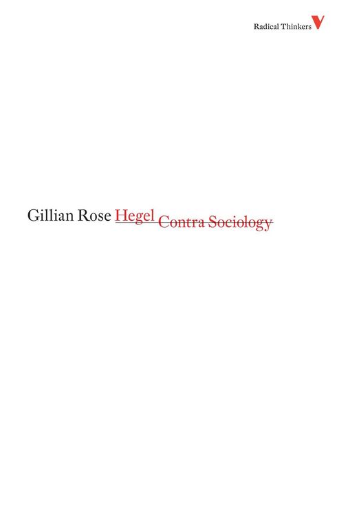 Produktbild: Hegel Contra Sociology