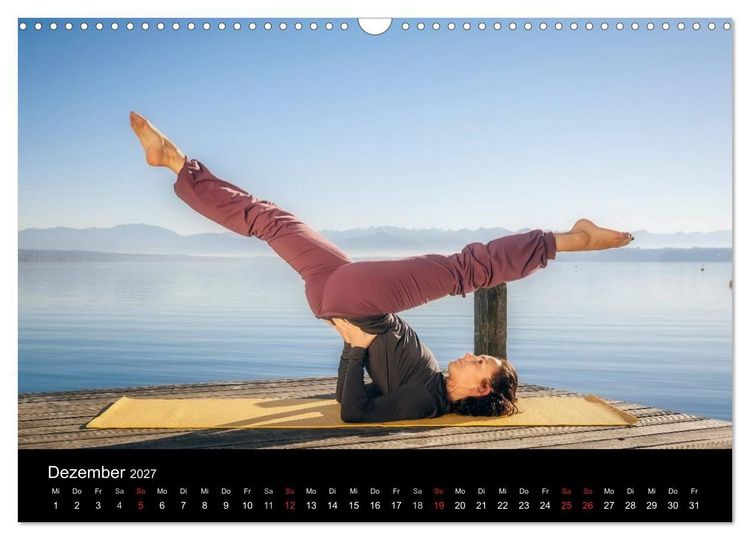 Produktbild: Yoga (Wandkalender 2027 DIN A3 quer), CALVENDO Monatskalender
