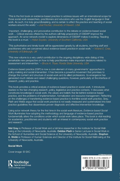 Produktbild: Evidence-based Social Work
