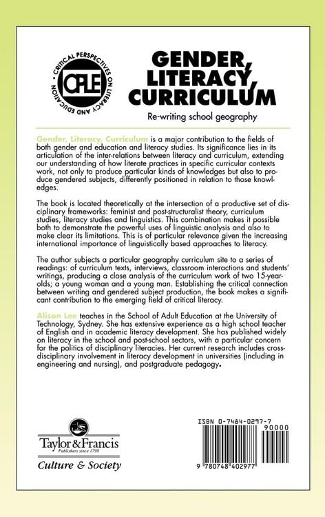 Produktbild: Gender, Literacy, Curriculum