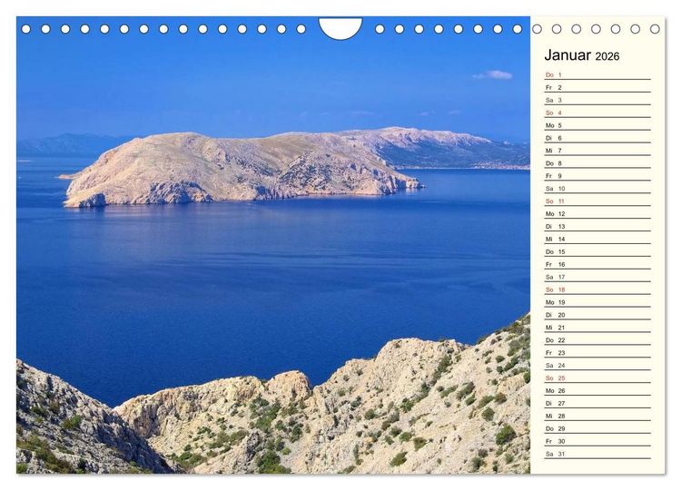 Produktbild: Kroatien (Wandkalender 2026 DIN A4 quer), CALVENDO Monatskalender