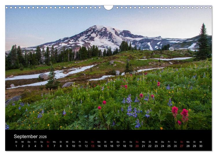 Produktbild: Das "gr&uuml;ne" Nordamerika - Kanada und USA (Wandkalender 2026 DIN A3 quer), CALVENDO Monatskalender