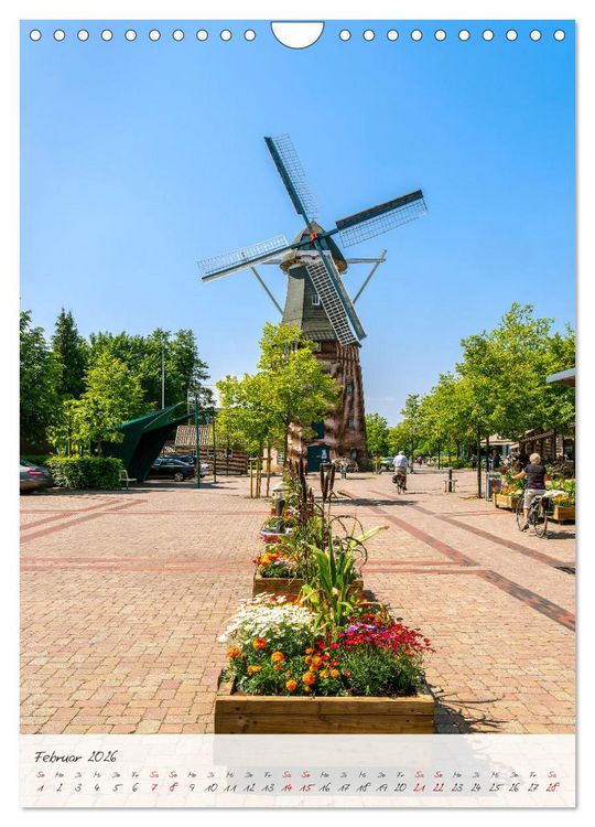 Produktbild: Papenburg. L&auml;ngste Fehnkolonie Deutschlands (Wandkalender 2026 DIN A4 hoch), CALVENDO Monatskalender