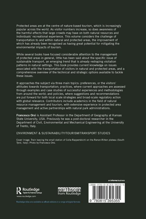 Produktbild: Sustainable Transportation in Natural and Protected Areas