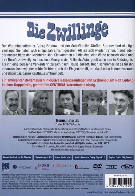Produktbild: Die Zwillinge - DDR TV Archiv