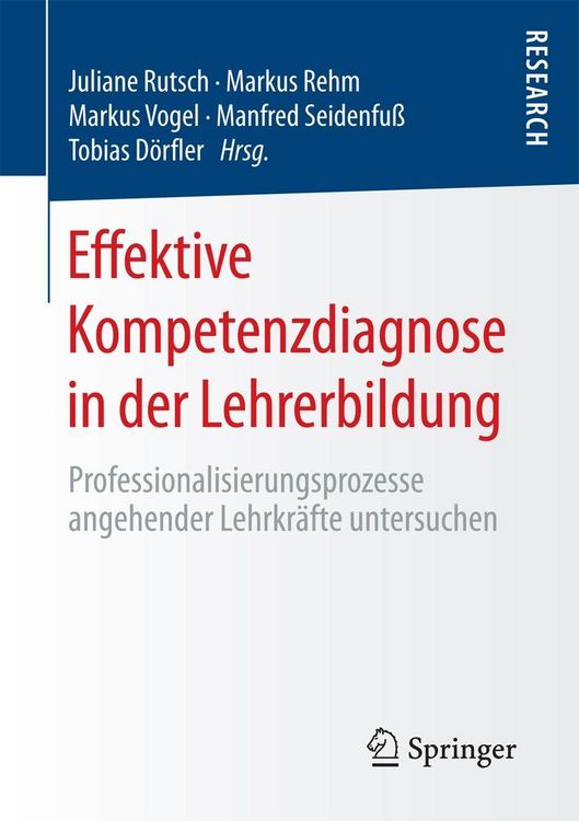 Produktbild: Effektive Kompetenzdiagnose in der Lehrerbildung