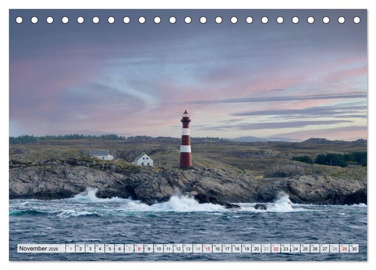 Produktbild: Nordischer Zauber (Tischkalender 2026 DIN A5 quer), CALVENDO Monatskalender