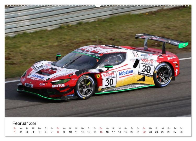 Produktbild: VLN Langstrecken Meisterschaft (Wandkalender 2026 DIN A2 quer), CALVENDO Monatskalender