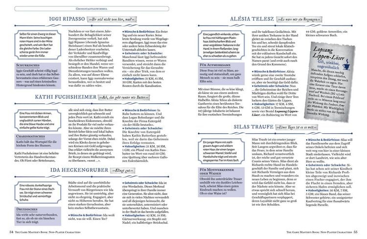 Produktbild: The Game Master&rsquo;s Book: Non-Player Characters