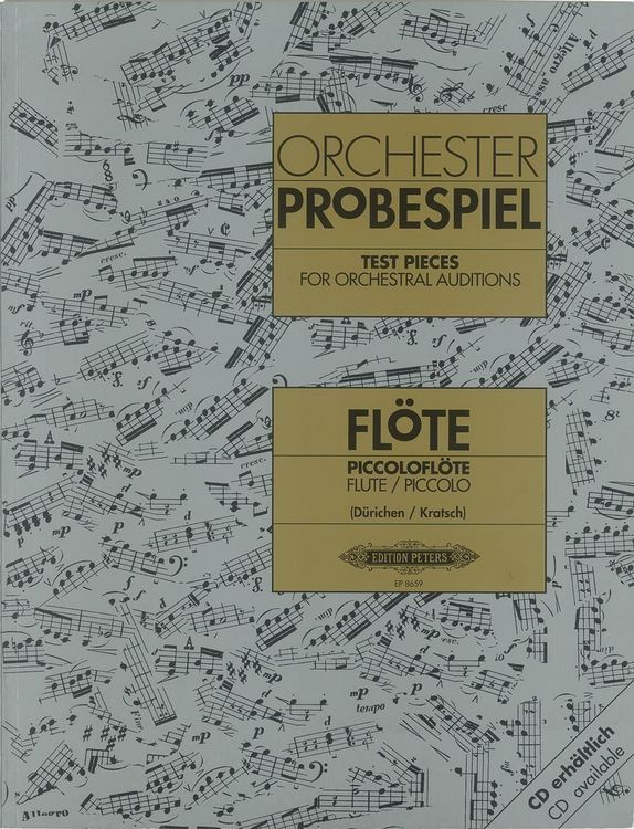 Produktbild: Orchesterprobespiel: Fl&ouml;te / Piccolofl&ouml;te