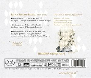 Produktbild: Hidden Gems Vol.4-Streichquartette Ben 353-355