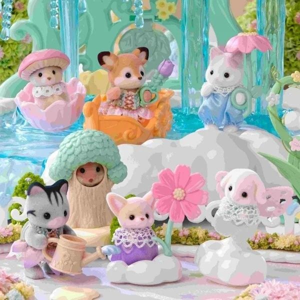 Produktbild: Sylvanian Families 5823 - Blumen Babyfreunde, Sammelfigur Serie 14, 1 St&uuml;ck sortiert