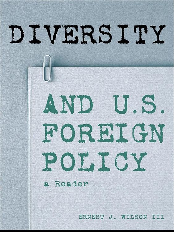 Produktbild: Diversity and U.S. Foreign Policy