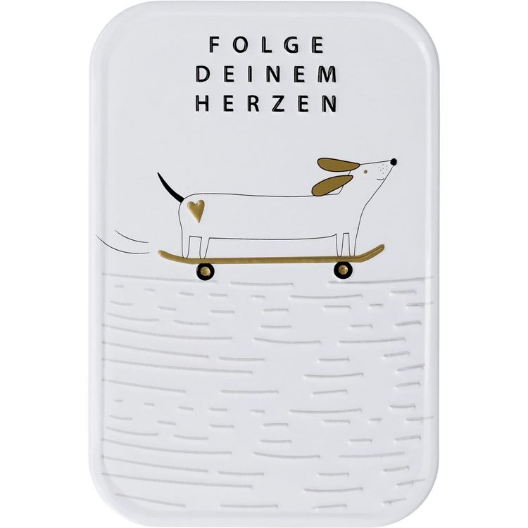 Produktbild: Magnet Folge deinem Herzen 8,9x5,9x0,4cm
