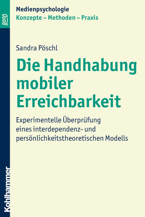 Produktbild: Die Handhabung mobiler Erreichbarkeit