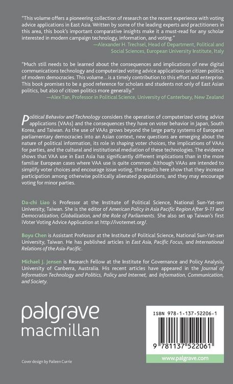 Produktbild: Political Behavior and Technology