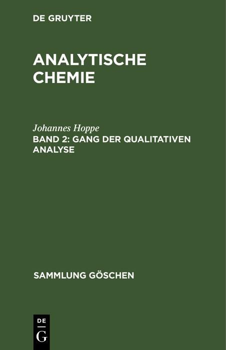 Produktbild: Gang der qualitativen Analyse