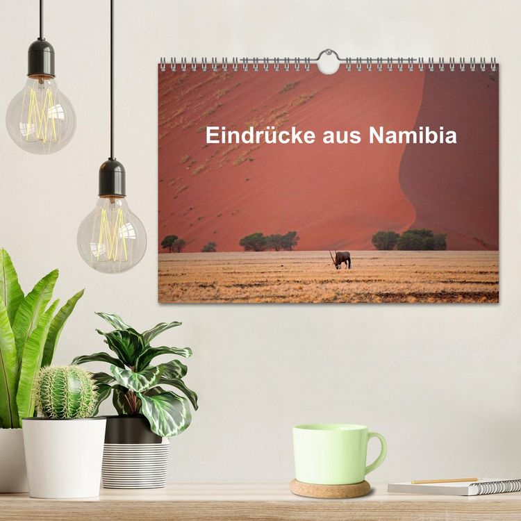 Produktbild: Eindr&uuml;cke aus Namibia (Wandkalender 2026 DIN A4 quer), CALVENDO Monatskalender