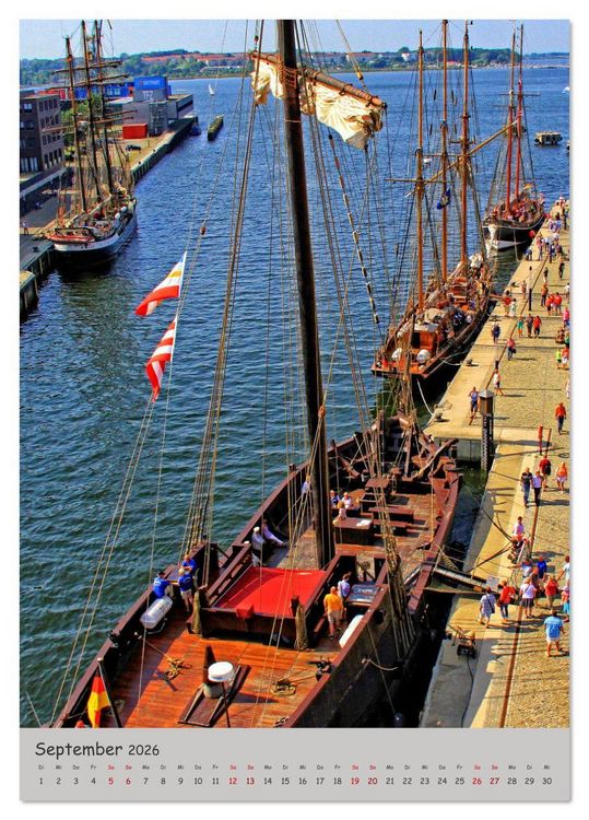 Produktbild: Wismar - UNESCO Welterbe in Deutschland (Tischkalender 2026 DIN A5 hoch), CALVENDO Monatskalender
