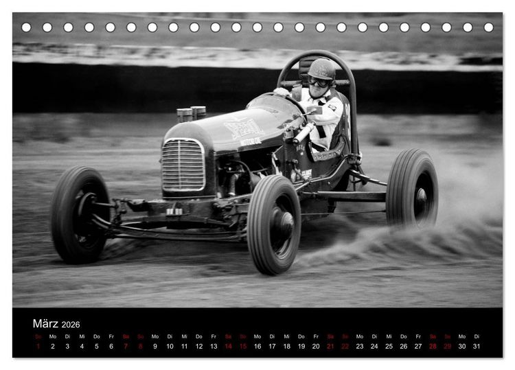 Produktbild: Dirt Track Races (Tischkalender 2026 DIN A5 quer), CALVENDO Monatskalender