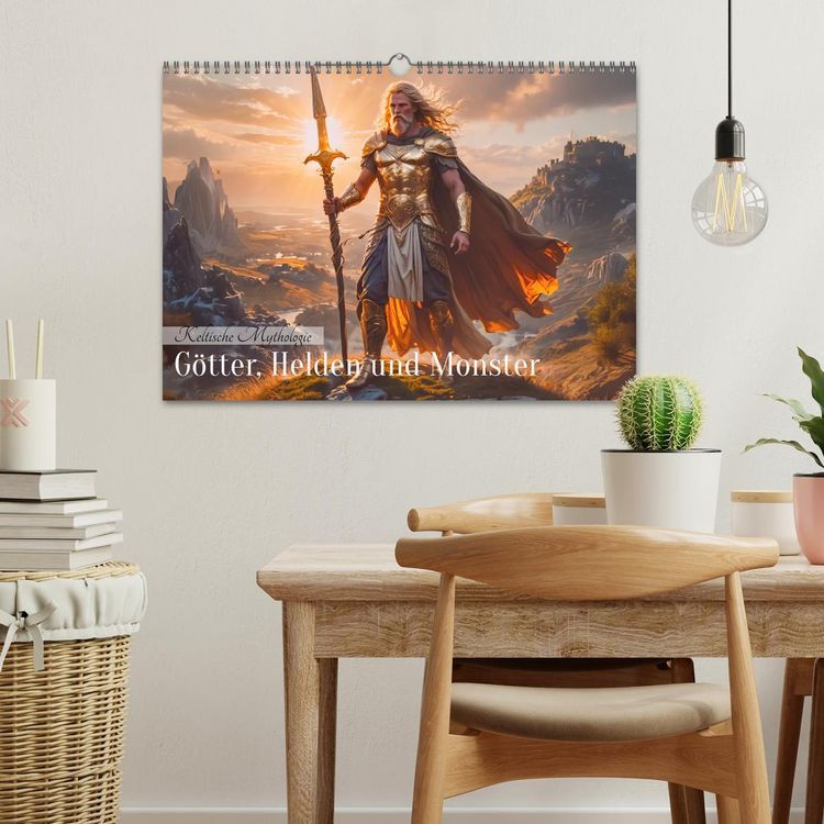 Produktbild: Keltische Mythologie - G&ouml;tter, Helden und Monster (Wandkalender 2026 DIN A3 quer), CALVENDO Monatskalender