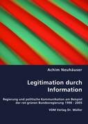 Produktbild: Legitimation durch Information